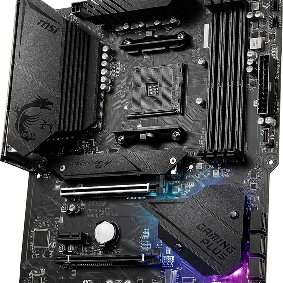 MSI MPG B550 Gaming Plus AMD Motherboard New - Picture 3 of 6